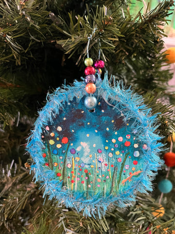 Midnight Fireflies Ornament