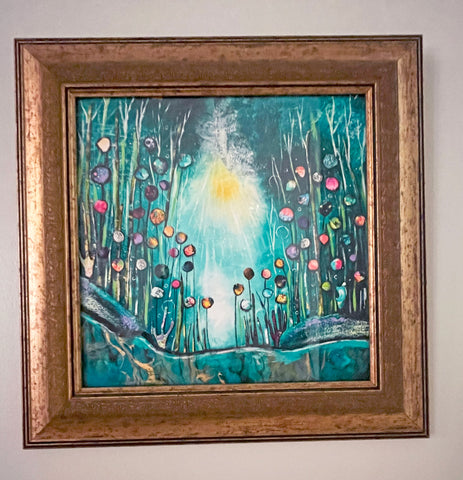 Illumination Framed print