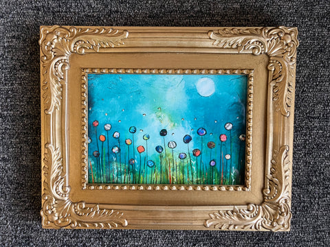 Moonlight Meadow, Framed print