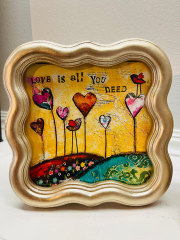 All you need is love, Framed print