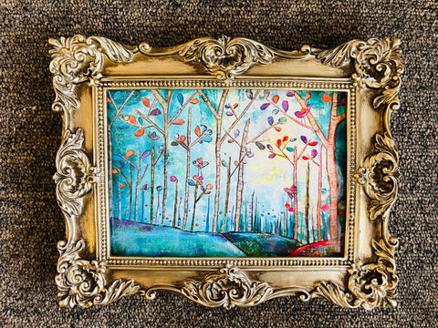 Into the woods, Framed print