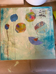 Birds and Blooms Mixed media Collage Workshop, Feb 15th  11am-1:30pm